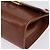 Borsa a tracolla Salvatore Ferragamo Gancini in pelle marrone e oro Auth 202457 D'oro - vista 14