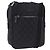 Borsa a tracolla GUCCI GG Canvas Nero Argento 03136 Auth 203437A