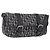Bolsa de Ombro Christian Dior Trotter Canvas Preta Prata Auth ka6139V Preto