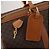 Céline Sac Boston CELINE Macadam Canvas PVC Cuir Marron Or Auth 199652A Doré - vue 16