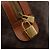 Céline Sac Boston CELINE Macadam Canvas PVC Cuir Marron Or Auth 199652A Doré - vue 18
