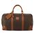 Céline Sac Boston CELINE Macadam Canvas PVC Cuir Marron Or Auth 199652A Doré - vue 2