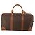 Céline Sac Boston CELINE Macadam Canvas PVC Cuir Marron Or Auth 199652A Doré - vue 3