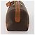 Céline Sac Boston CELINE Macadam Canvas PVC Cuir Marron Or Auth 199652A Doré - vue 4