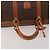 Céline Sac Boston CELINE Macadam Canvas PVC Cuir Marron Or Auth 199652A Doré - vue 7