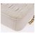 Borsa a tracolla PRADA con catena raccolta in pelle White Gold Auth 200485V Bianco D'oro - vista 13