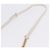 Borsa a tracolla PRADA con catena raccolta in pelle White Gold Auth 200485V Bianco D'oro - vista 8
