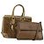 Borsa a mano FENDI Zucchino Borsa a tracolla PVC Set da 2 Marrone Tono Oro Auth ti4032