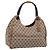 Borsa a mano GUCCI GG Canvas con manico in legno Canvas Beige 106494 Auth 200679V