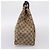 Borsa a mano GUCCI GG Canvas con manico in legno Canvas Beige 106494 Auth 200679V - vista 5