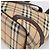 Borsa Tote BURBERRY Nova Check PVC Beige Gold Auth 202693 D'oro - vista 12