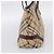 Borsa Tote BURBERRY Nova Check PVC Beige Gold Auth 202693 D'oro - vista 4
