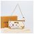 LOUIS VUITTON Monogram Multicolor Pochette Mira MM White M60096 LV Auth 200712V Bianco - vista 12