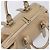 BURBERRY Handtasche aus Leder beige silber authentisch 202999A - Ansicht 6