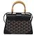 Borsa a mano GOYARD Herringbone Saigon PVC 2way Nero Argento Auth 203151SM - vista 3
