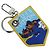 LOUIS VUITTON Damier Grafitte Porte Cles LV Alps Bag Charm M63840 Auth 197290M