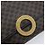 Céline Borsa a mano circolare CELINE Macadam Canvas PVC Pelle Nero Oro Auth 203016 D'oro - Ansicht 14