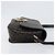 Céline Borsa a mano circolare CELINE Macadam Canvas PVC Pelle Nero Oro Auth 203016 D'oro - vista 4