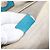 GUCCI Micro GG Canvas Guccissima Outlet Turquoise Blue 449647 Auth 200684A D'oro Turchese - vista 24