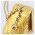 Borsa a tracolla con catena CHANEL in pelle Gold CC Auth 200713 D'oro - vista 16