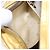 Borsa a tracolla con catena CHANEL in pelle Gold CC Auth 200713 D'oro - vista 22
