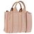 Chloé Borsa a mano Chloe Woody Small Nylon 2way Pink Gold Auth 202651A Rosa D'oro