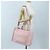 Borsa Tote VERSACE Athena Barocco tweed 2way Pink Gold Auth BA15628M Rosa D'oro - vista 28