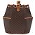 Céline Borsa a tracolla CELINE Macadam PVC Pelle Marrone Tono Oro Auth 202119A - vista 3