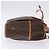 Céline Borsa a tracolla CELINE Macadam PVC Pelle Marrone Tono Oro Auth 202119A - vista 4