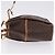 Céline Borsa a tracolla CELINE Macadam PVC Pelle Marrone Tono Oro Auth 202119A - vista 6