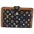 LOUIS VUITTON Monogram Multicolor Portefeuille Viennois Black M92988 Auth 203092 - vista 13