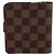 LOUIS VUITTON Damier Ebene Compact Zip Bifold Wallet N61668 LV Auth 202835 - vista 2