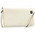 Sac à épaule LOEWE en cuir Ivory Gold Tone Auth 202298 Écru