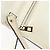 Sac à épaule LOEWE en cuir Ivory Gold Tone Auth 202298 Écru - vue 10
