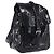 PRADA Backpack Patent Leather Black Silver Auth bs36857 Silvery
