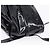 PRADA Backpack Patent Leather Black Silver Auth bs36857 Silvery - view 8