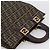 Borsa a mano FENDI Zucca Canvas Nero Marrone Auth 203801V - vista 6