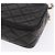 Borsa a tracolla CHANEL Matelasse con catena in pelle d'agnello nera e oro CC Auth 200580V Nero D'oro - vista 13