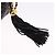 Borsa a tracolla CHANEL Matelasse con catena in pelle d'agnello nera e oro CC Auth 200580V Nero D'oro - vista 14