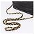 Borsa a tracolla CHANEL Matelasse con catena in pelle d'agnello nera e oro CC Auth 200580V Nero D'oro - vista 7