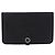 Hermès Portafoglio HERMES Dogon GM in pelle nera argento Auth 203322 Nero - vista 2