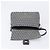 Borsa a tracolla FENDI Zucchino Canvas Mamma Baguette Navy Silver Auth 200709V Argento Blu navy - vista 19