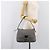 Borsa a tracolla FENDI Zucchino Canvas Mamma Baguette Navy Silver Auth 200709V Argento Blu navy - vista 28