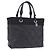 Borsa a mano CHANEL Paris Biarritz PVC Canvas Black Silver CC Auth 202681V Nero Argento
