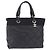Borsa a mano CHANEL Paris Biarritz PVC Canvas Black Silver CC Auth 202681V Nero Argento - vista 2