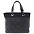 Borsa a mano CHANEL Paris Biarritz PVC Canvas Black Silver CC Auth 202681V Nero Argento - vista 3