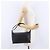 CHANEL Choco Bar Schultertasche aus Lammleder Schwarz Gold CC Auth 200511V Golden - Ansicht 23