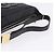 CHANEL Choco Bar Schultertasche aus Lammleder Schwarz Gold CC Auth 200511V Golden - Ansicht 7