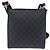 Borsa a tracolla GUCCI GG Supreme Sherry Line PVC Nero Argento 547751 Auth 203212M - vista 3