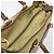 PRADA Handtasche Nylon Leder 2way Beige Gold Auth 203008 Golden - Ansicht 6